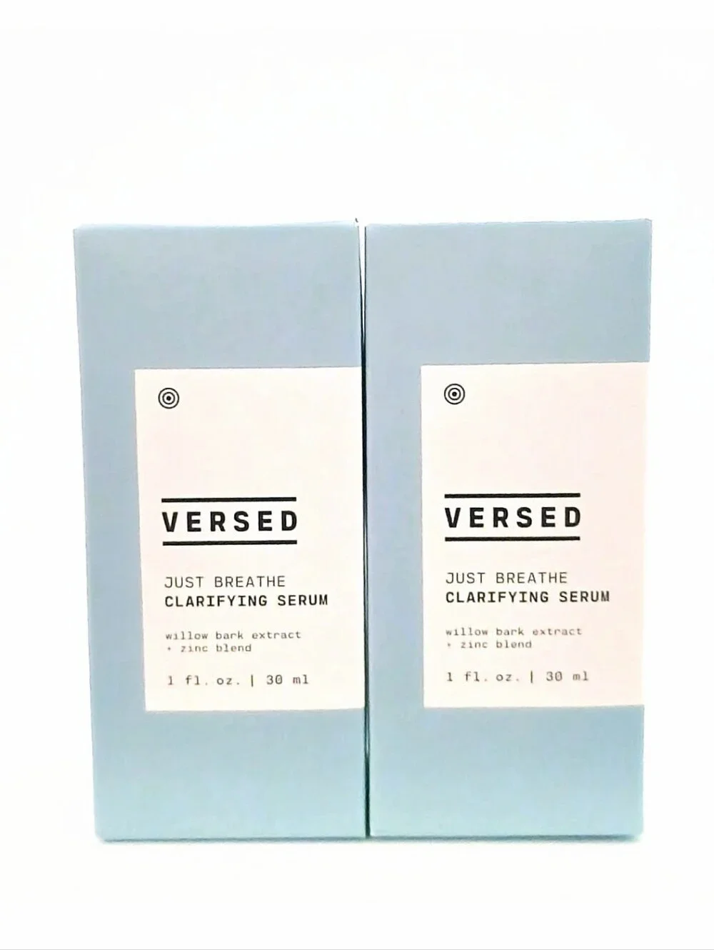Bundle of 2 Versed Just Breathe Clarifying Serum 1 oz New in Box
